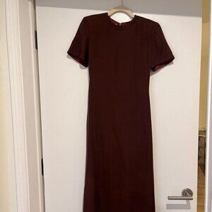 Vintage Maggie London Shortsleeve Maxi Dress